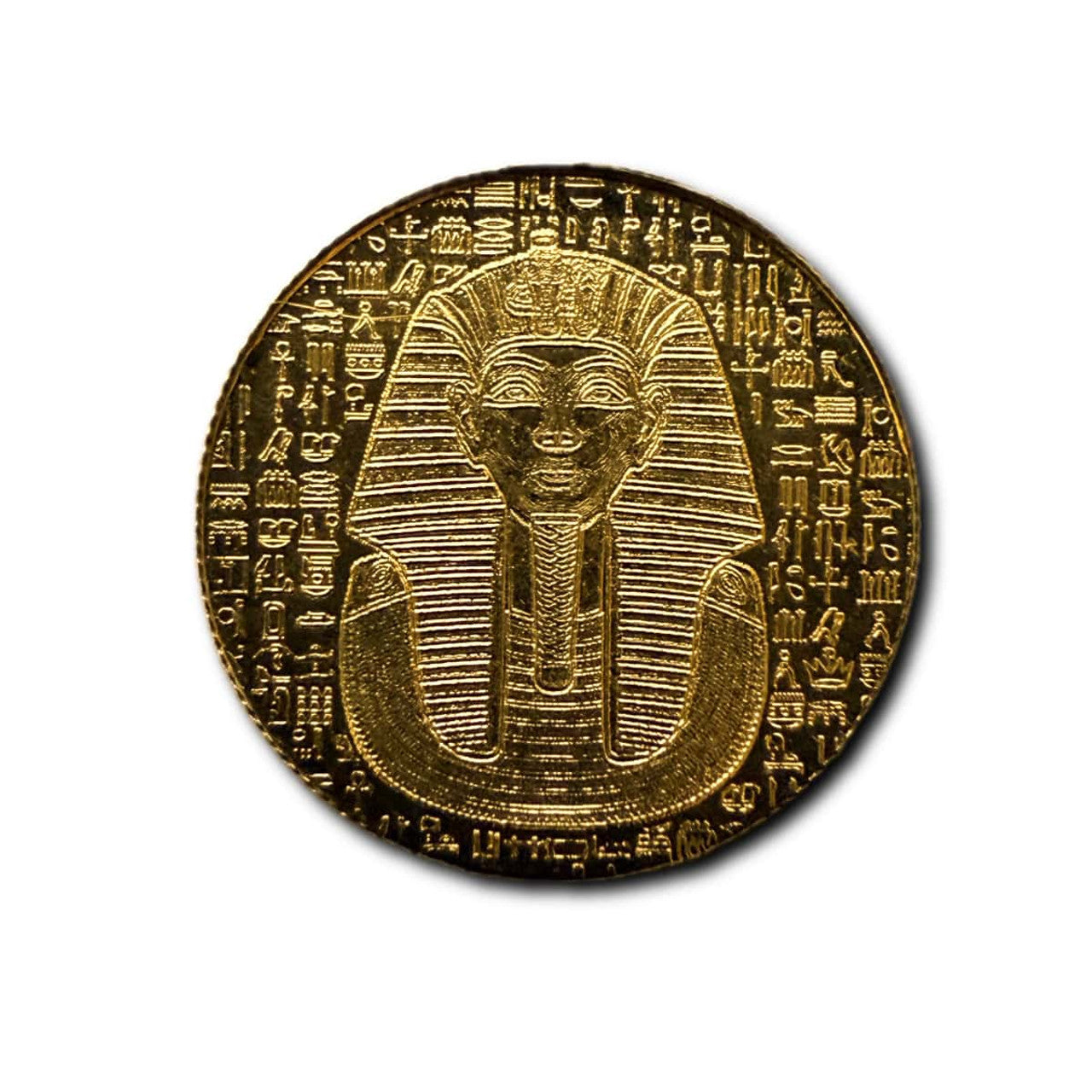 Pure GOLD .999 - Egyptian King Tut - 1/200 oz round coin Sealed in Capsule