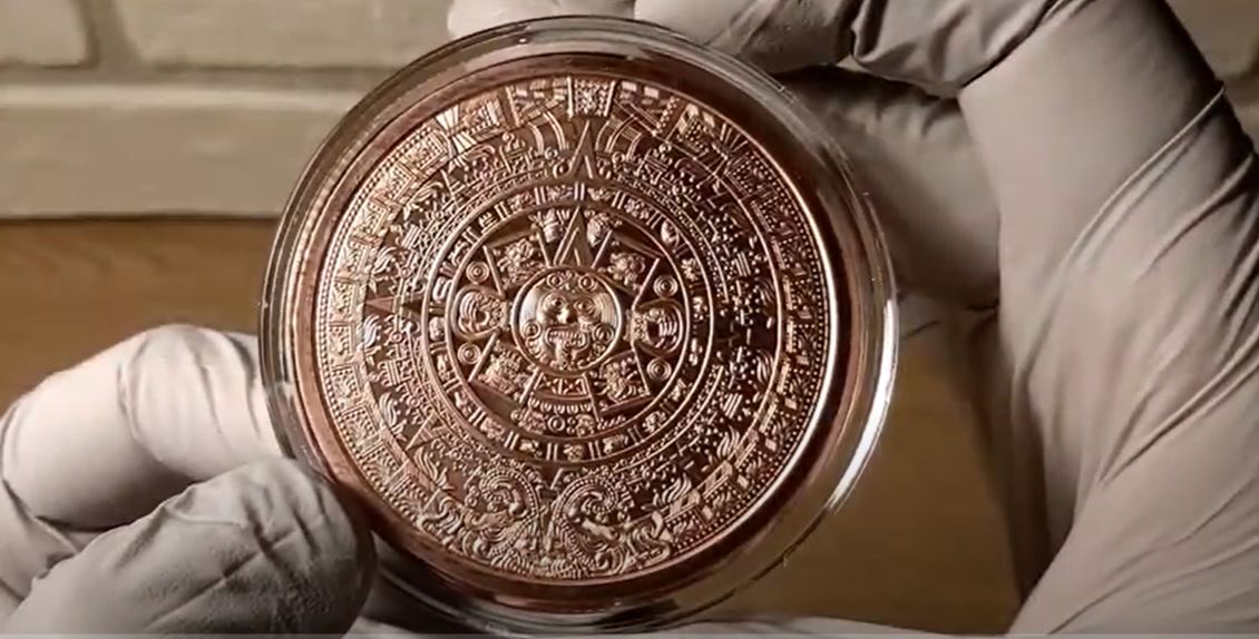 Mayan Calendar 1 Oz Copper Round - 1 Oz Copper Coin