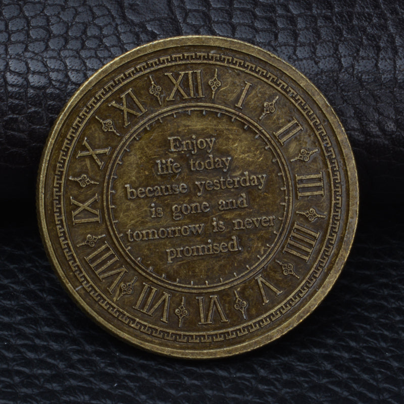 Coin Carpe Diem Memento Mori with prestigious case