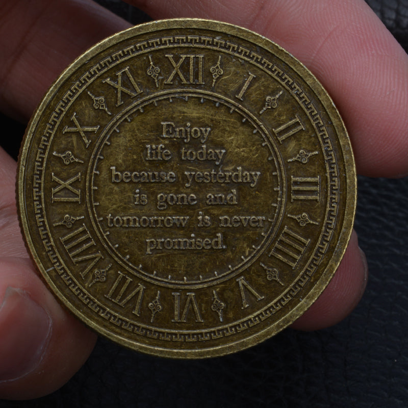 Coin Carpe Diem Memento Mori with prestigious case