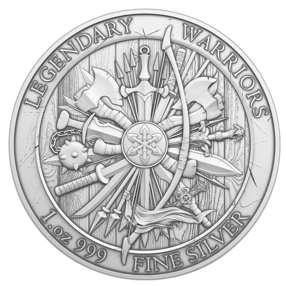Pure Silver .999 Bullion - Eric Bloodaxe- 1 oz round coin