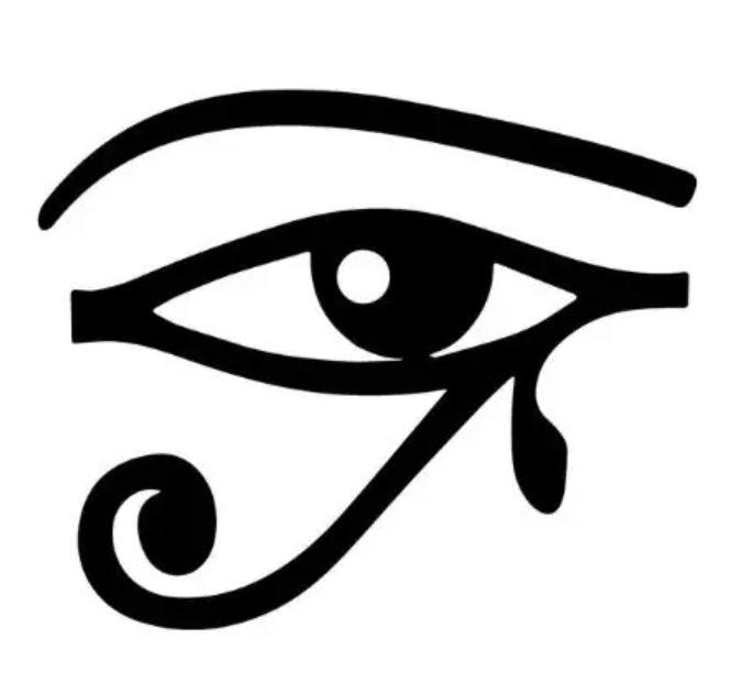 Coin RA god of sun ancient Egyptian myth - Eye of Horus with prestigious case