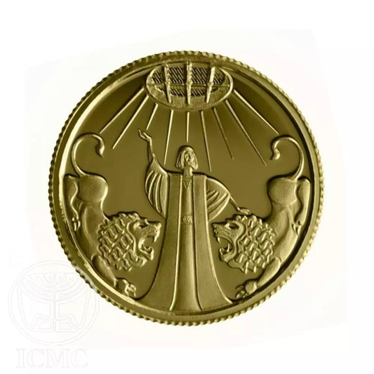 Pure gold .999 Bullion - DANIEL IN THE DEN OF LIONS 1.24 gram coin