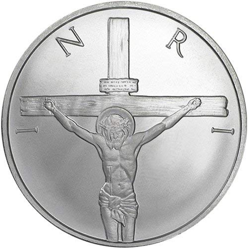 Pure Silver .999 Bullion - Crucifixion of Jesus Christ - 1 oz round coin
